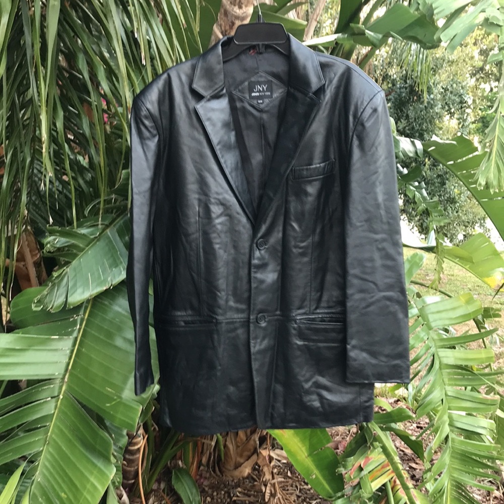 Jones New York leather blazer or jacket - Picture 8 of 16